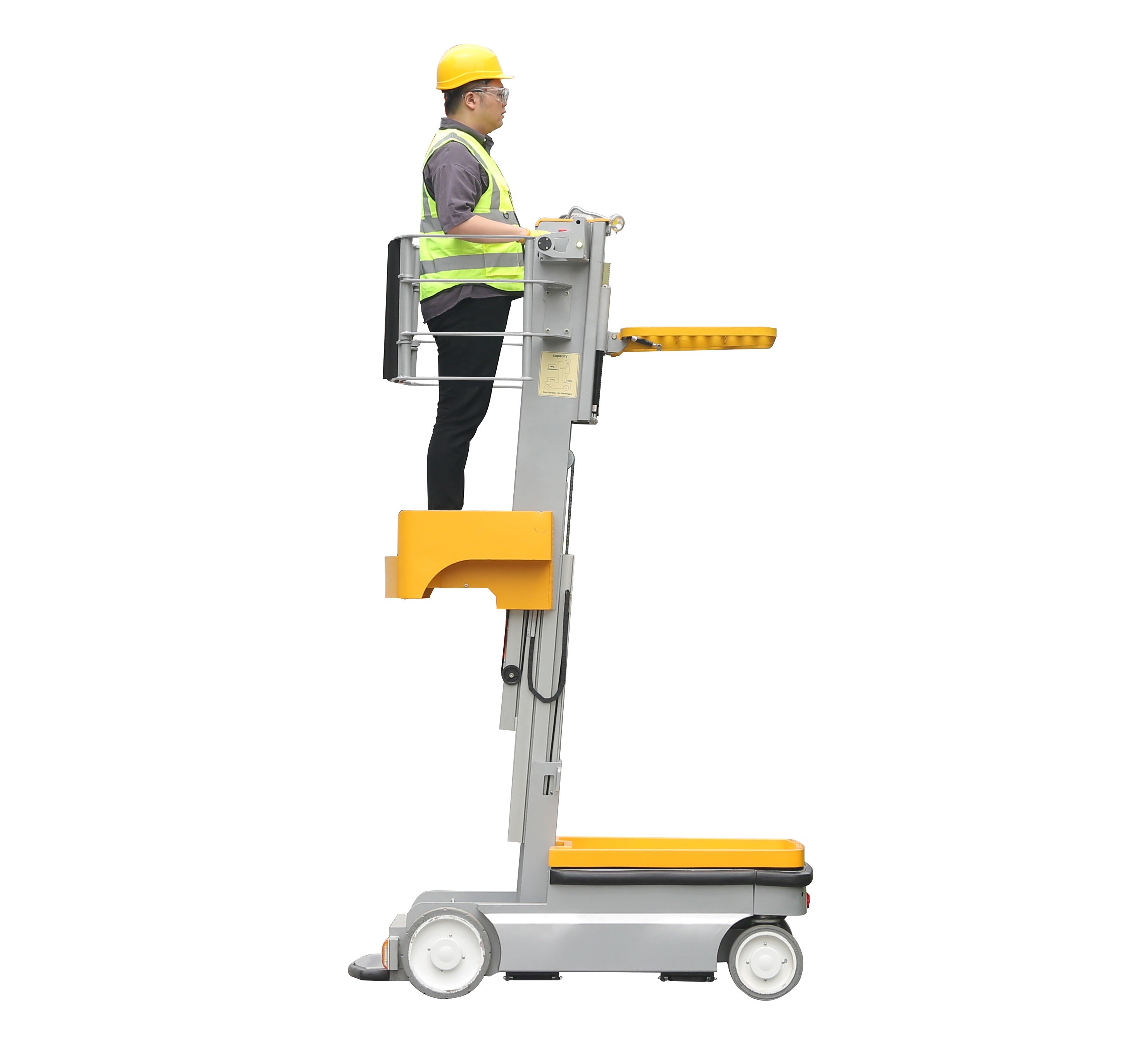 Wholesale Premium Quality Durable Vertical Mast Self Propelled Aerial Man Lift Electric Order Picker from china suppliers