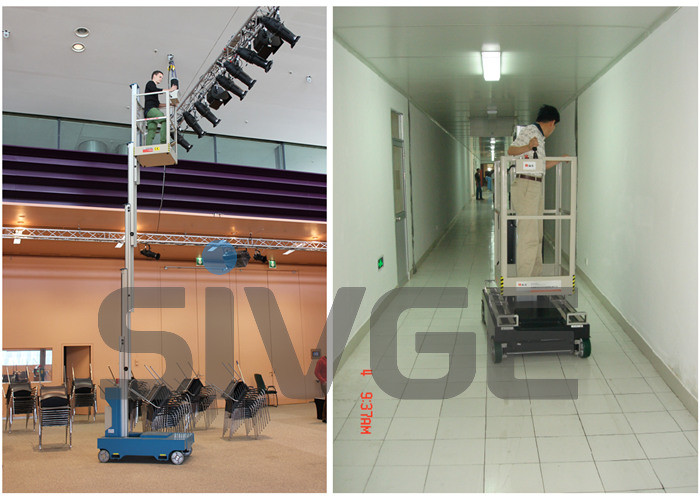 Wholesale GTWZ6-1006 Hydraulic Lift Ladder Single Mast Mobile Elevating Working Platform from china suppliers