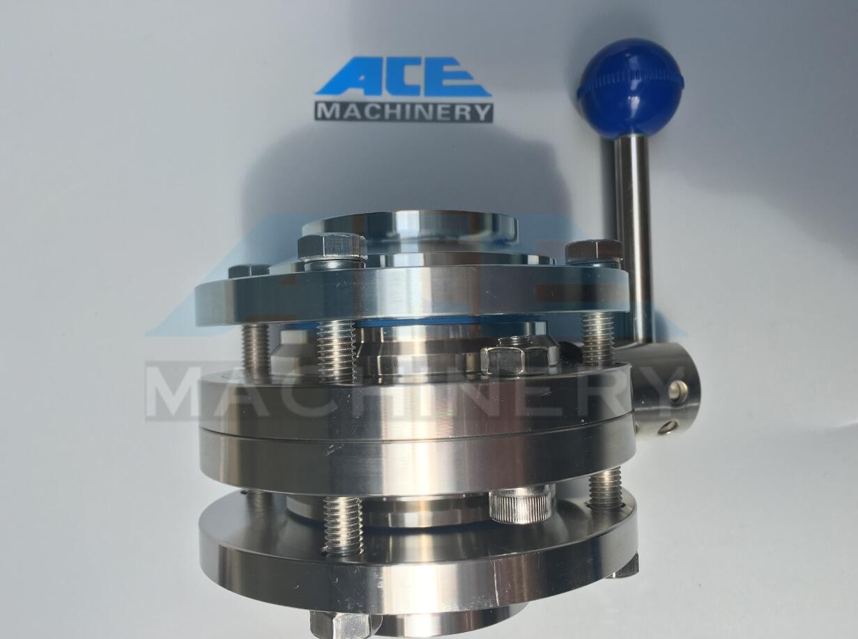 Wholesale Stainless Steel Food Grade Manual Welded Butterfly Valve (ACE-DF-1A) from china suppliers