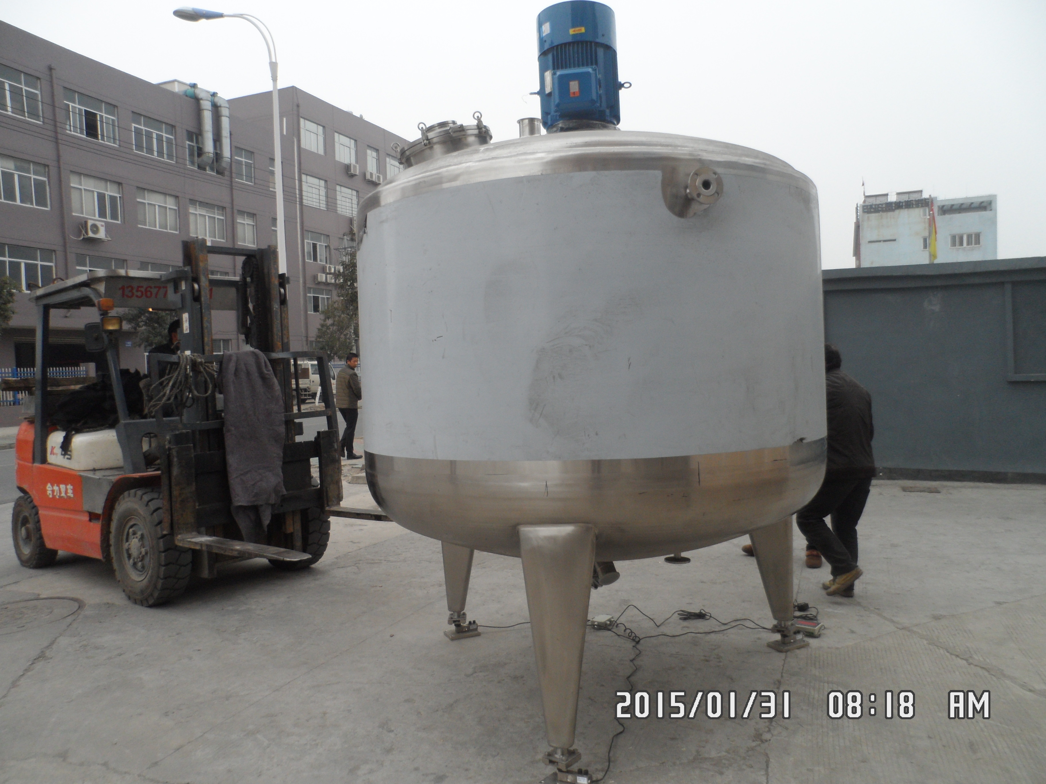 Wholesale Stainless Steel Mixing Tanks and Blending Magnetic Tanks Heating Cooling Blending Mixing Vat from china suppliers