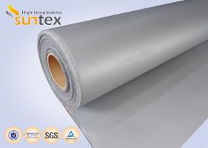 Wholesale Silver Grey Silicone Coated Fiberglass Fabric For Heat And Cold Insulation from china suppliers