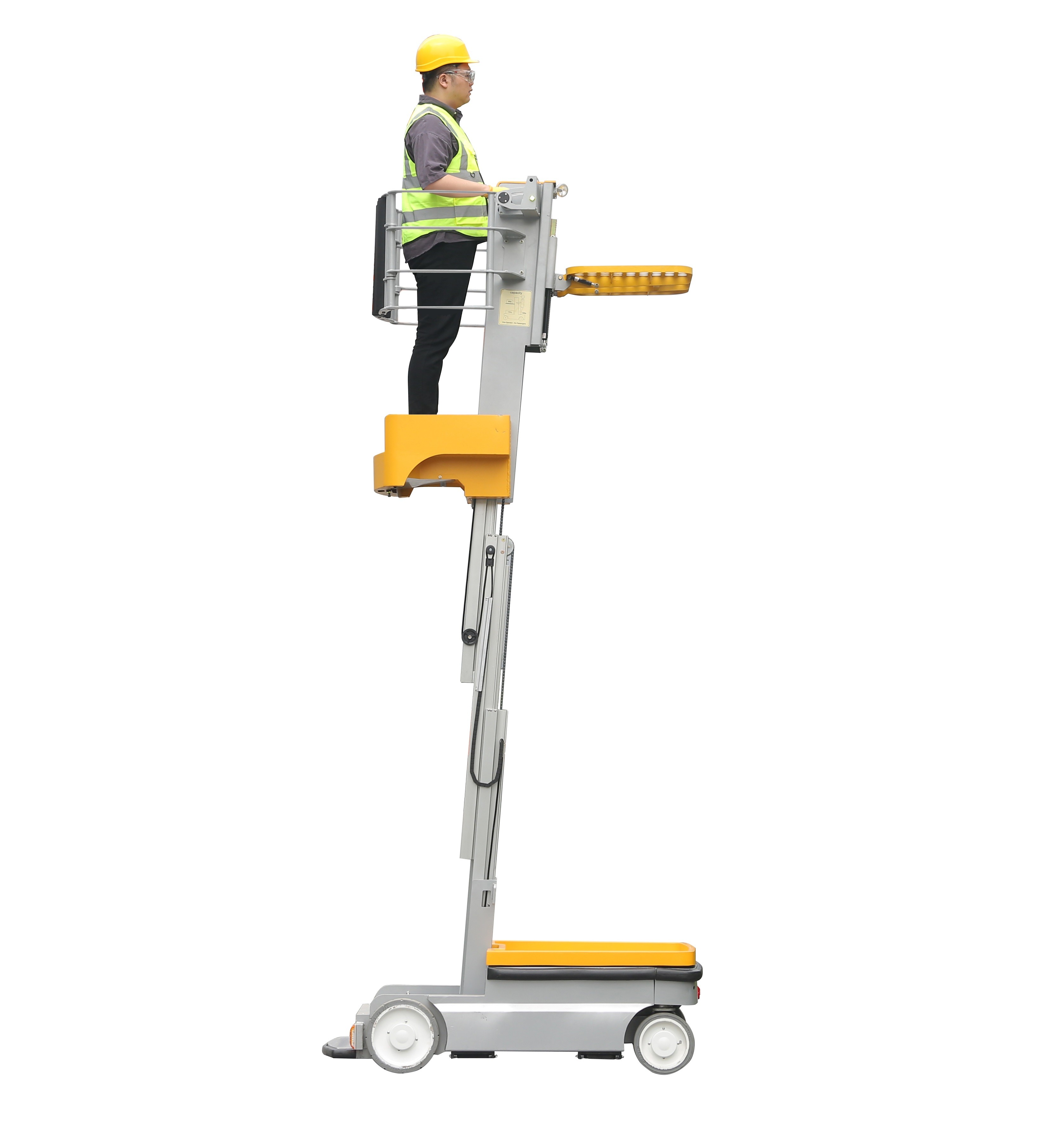 Wholesale CE Certificated 5.1m Working Height Self Propelled Electric Order Picker Stock Picker from china suppliers