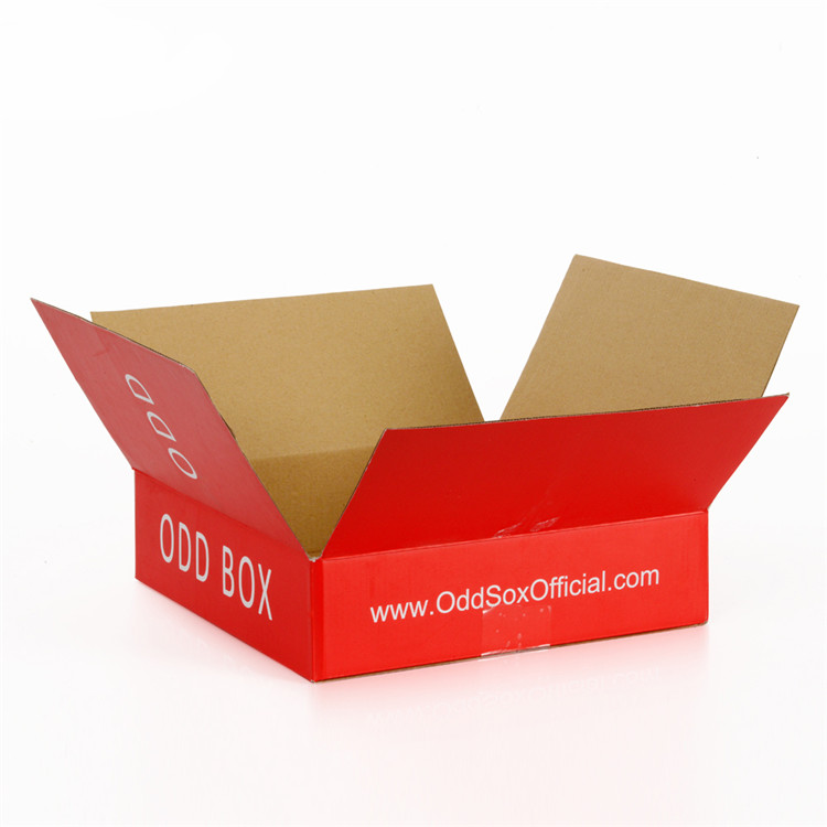 Wholesale Red Corrugated Cardboard Packaging Box ，Reusable Custom Printed Corrugated Boxes from china suppliers