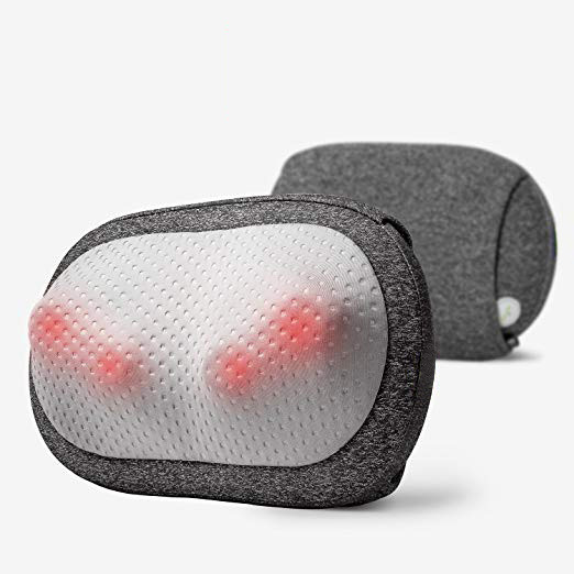 Wholesale Back and Neck Massager Electric Massage Pillow with Heating PU Leather and Mesh Cover from china suppliers