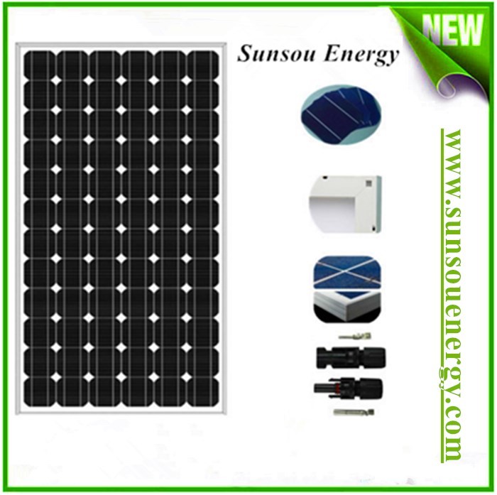 Buy cheap High efficieny mono-crystalline silicon solar panel 300w past EL testing with MC4 connector for solar panel system from wholesalers