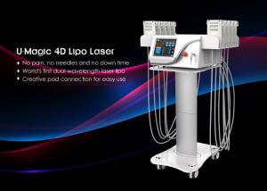 Wholesale Tuv Medical Ce Smart Lipo Machine , Non Invasive Laser Lipo Machine 650nm / 940nm from china suppliers