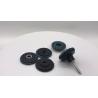 Blue 4 Inch Mini Flap Disc , 180 Grit Grit Flap Wheel Round Shape Rust Removing for sale