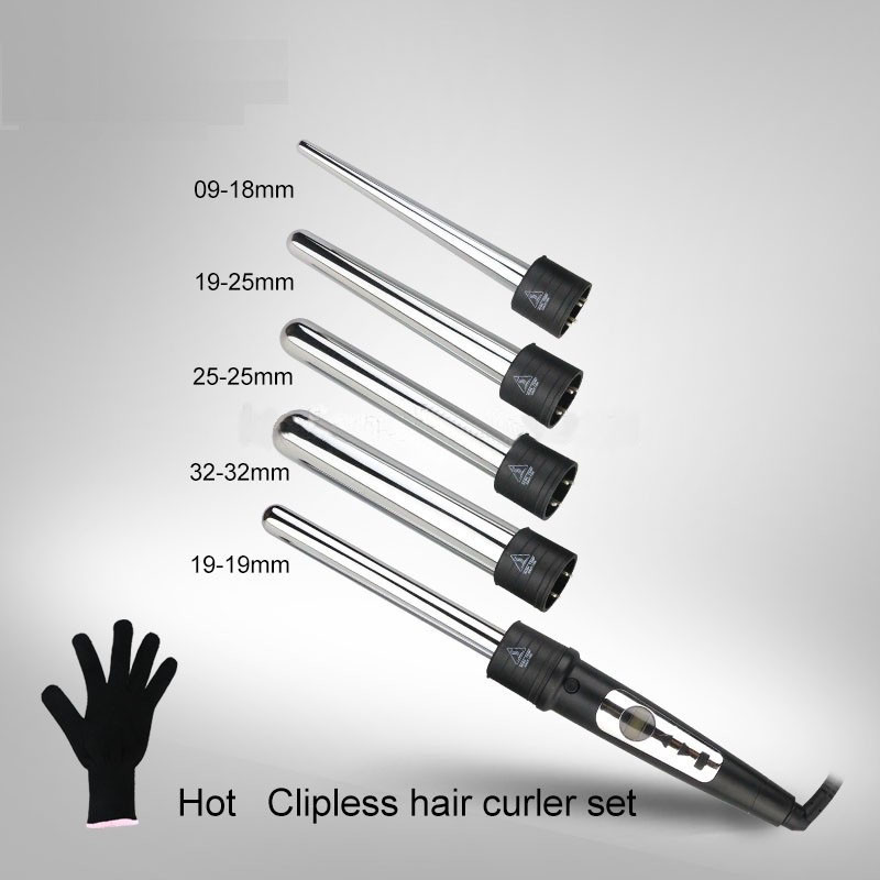 Multi - Function Hair Curling Iron Rechargeable Curling Iron PTC Heater Type
