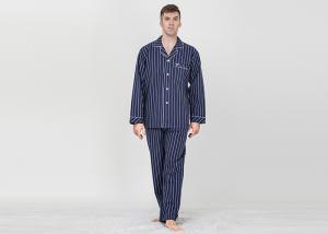 Wholesale Personalised Mens Long Pyjamas Set / Mens Luxury Loungewear Set Anti Shrink from china suppliers
