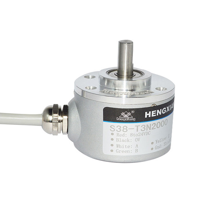 Wholesale External Diameter 38mm Optical Rotary Encoders 6mm Shaft Speed 8000 Rev / Min S38 Encoder from china suppliers