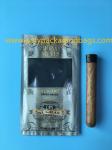 Custom cigar moisturizing fresh zipper ziplock bag with transparent window