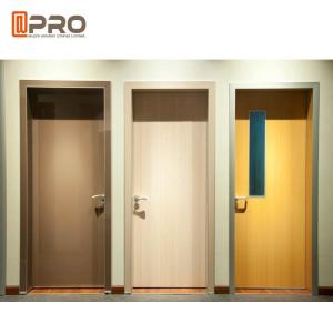 Wholesale Fire Resistance MDF Interior Doors Flat Insert Shape For Kindergarten Room from china suppliers