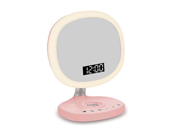 Wholesale 1000mAH Mirror Digital Clock , Multifunctional Touch Light Led Mirror Clock from china suppliers