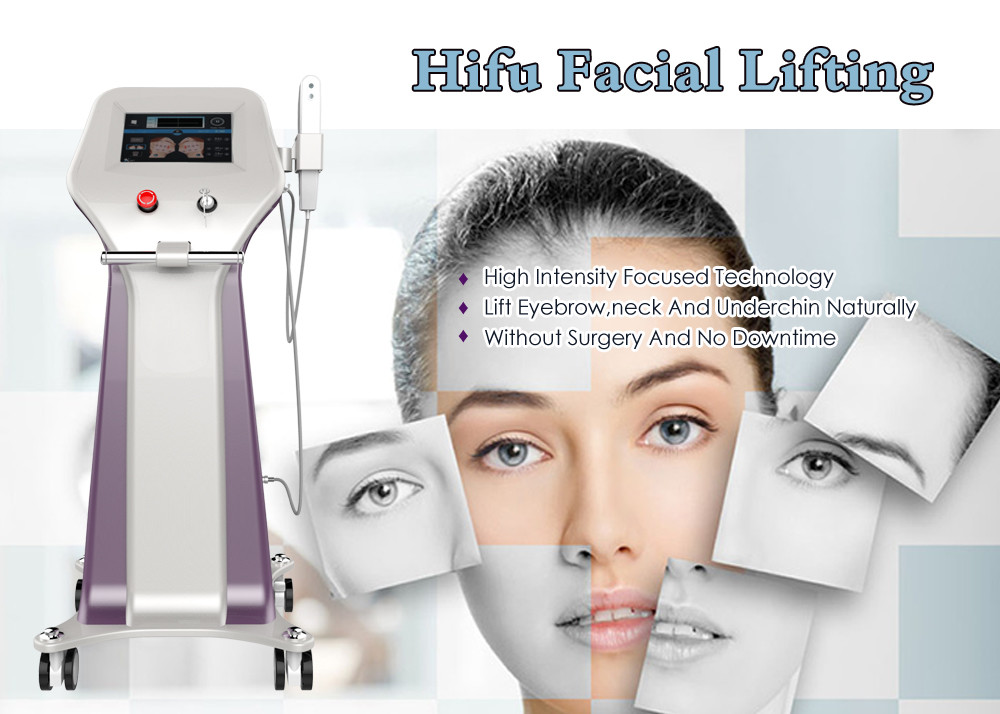 Wholesale Wrinkle Removal HIFU Facelift Machine / Hifu Beauty Machine 12 Months Warranty from china suppliers