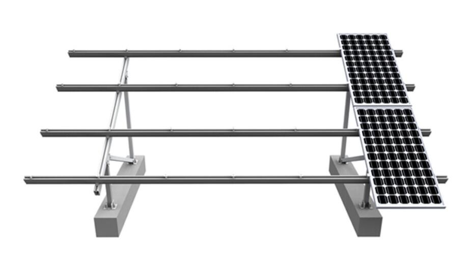 Wholesale Durable Solar Panel Flat Roof Mounting Kits , Rapid Installation Photovoltaic Mounting System from china suppliers