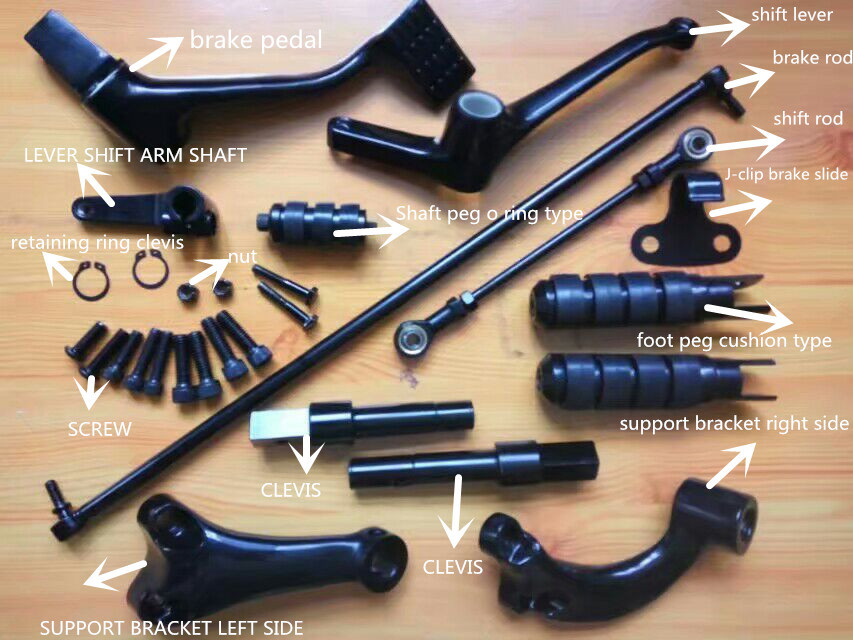 Wholesale Harley Davidson Sportster 2004-2013 Forward Control kit footpeg kit from china suppliers