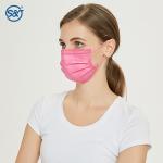 S&J Disposable pink dental surgical face mask ASTM F2100 LEVEL3
