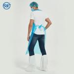 Oil Proof Disposable Protective Apron Biodegradable Unisex Waterproof Plastic