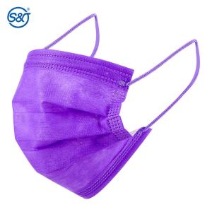 Wholesale Multi Color Disposable Face Mask Pink 3ply Face Masks Purple Pink Colored Face Masks from china suppliers