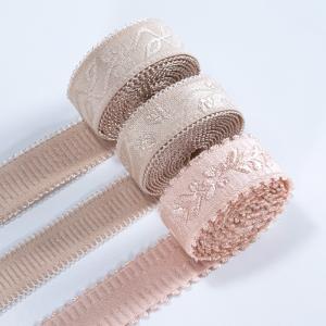 Wholesale 10mm custom elastic scallop picot trim lingerie underwear shoulder lace stretch band for bra underwear lingerie from china suppliers