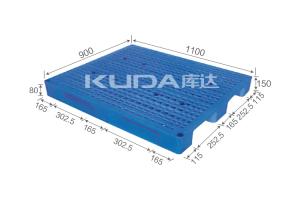Wholesale low cost distrubution pallet 1109A Grid sichuan words PLASTIC PALLET（BUILT-IN STEEL TUBE）China supplier from china suppliers