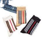 Women's Socks Japanese Korean Trend Vertical Striped Socks female Cotton Running