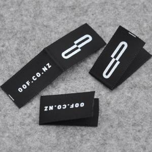 Wholesale Factory Weaving Machine Making High Quality Damask Woven Label Garment Clothing Labels from china suppliers