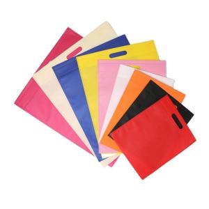 Wholesale Nice Design Hot Sell Eco-Friendly Shopping Bag Spun Bond Non Woven Fabric TNT T-Shirt Bag W-Cut Bag from china suppliers