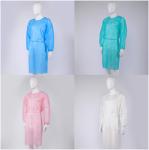 Cotton Disposable Lab Coats Doctors Nurses Men Women Pink Hospital Gown