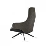 Low Back Relaxing Kensington Armchair , Colorful Kensington Leather Chair