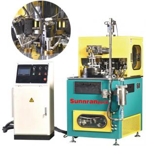 China Rotary Compound Lining Machine Aerosol Cone Can And Dome Making on sale