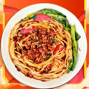 Wholesale Handmade Alkaline Chongqing Spicy Noodles 206g Chong Qing Xiao Mian from china suppliers