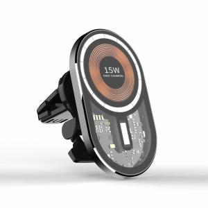 Wholesale OEM Wireless Car Charger Holder Smart Sensor Automatic Clamping 15W from china suppliers