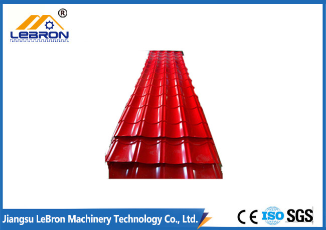 Stable Transmission Roof Tile Manufacturing Machine 8-12m/Min Forming Speed