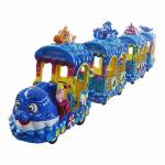 Kids Trackless Tourist Train Rides 220v 50hz 14 Riders 8.5m * 2.3m Size
