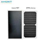 Black Flexible Solar Module 7W ETFE Solar Panel For Boats Yacht Outdoor Small