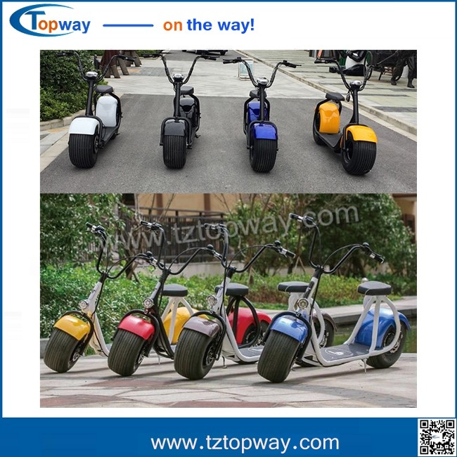 Latest Arrival 2017 Fat Tire E-Scooter 50km Halei E-scooter one/two seat