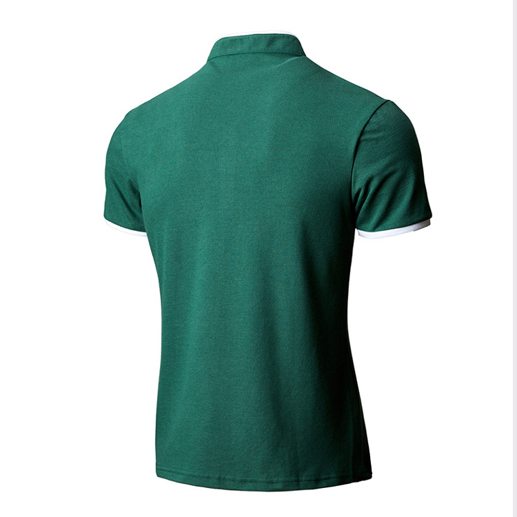 Customized Cotton Polyester Polo Shirts for Casual Daily Life Knitted Fabric Design
