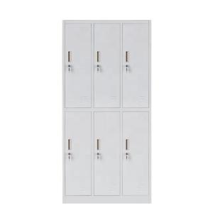 Wholesale ODM 6 Door Knocked Down Metal Storage Locker Cabinet from china suppliers