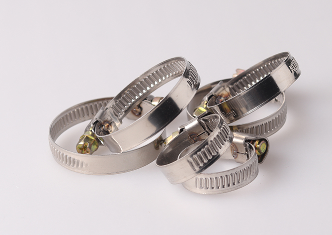 Customize Support Standard Size Stainless Steel Worm Gear Hose Clamps for Water Pipes