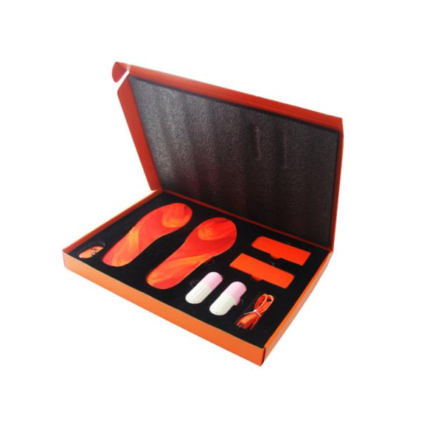 Foot Pads Winter Heated Insoles , Electric Battery Heating Warm Inserts For
