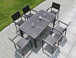 New design Poly Plastic wood Aluminium chairs and table Hotel Outdoor Garden
