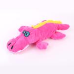 Realistic Cartoon Crocodile Plush Dog Pet Toys Fabric Squeaky Cute
