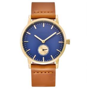 Wholesale Ladies fashion watch ,Stainless steel watch with genuine leather strap,OEM Wrist watch with Japan Quartz Movement from china suppliers