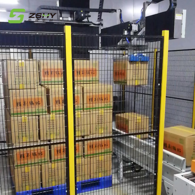 240 Pcs/Hour Single Column Automatic Robotic Bag Palletizer