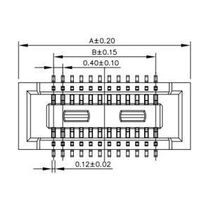 Power Connector Board To Board 1.5mm Height High Speed BTB Connector ROHS