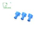 Sterile Luer Lock Luer Slip Dental Syringe Cap Disposable Blue White