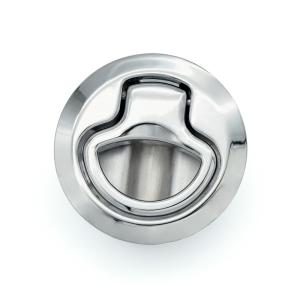 Wholesale 33x61mm Silver Zinc Alloy Flush Mount Slam Latch from china suppliers