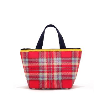 Wholesale Grid Insulated Soft Cooler Picnic Lunch Box Tote Bottle Bag Freezer Tote Handbag from china suppliers