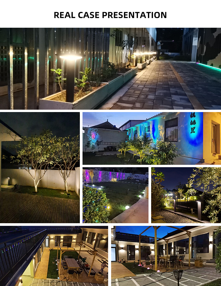 RoHS Certified RGB Outdoor LED Solar Pathway Lights 1.5W 80LM Magnetic Switch Control